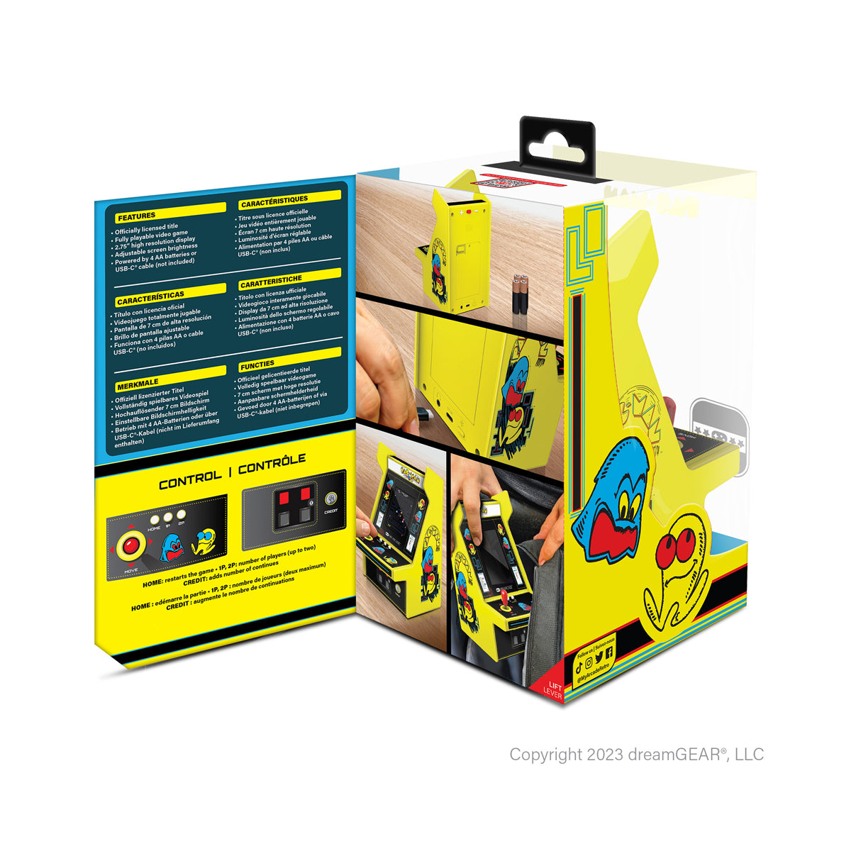 MICRO PLAYER PRO 6.7" PAC-MAN PORTABLE