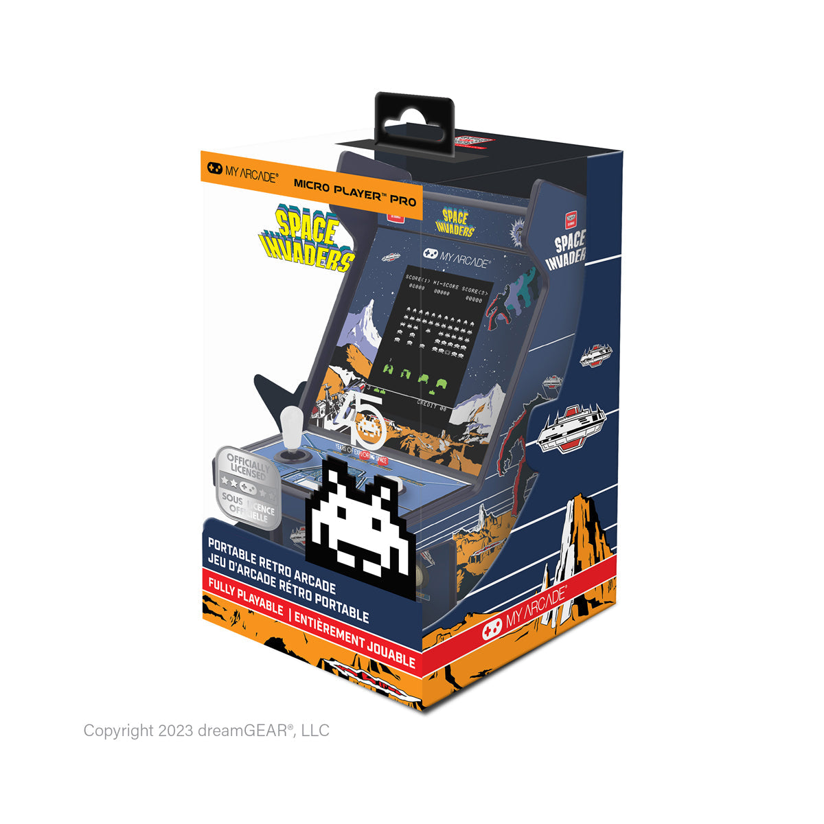 MICRO PLAYER PRO 6.7" SPACE INVADERS