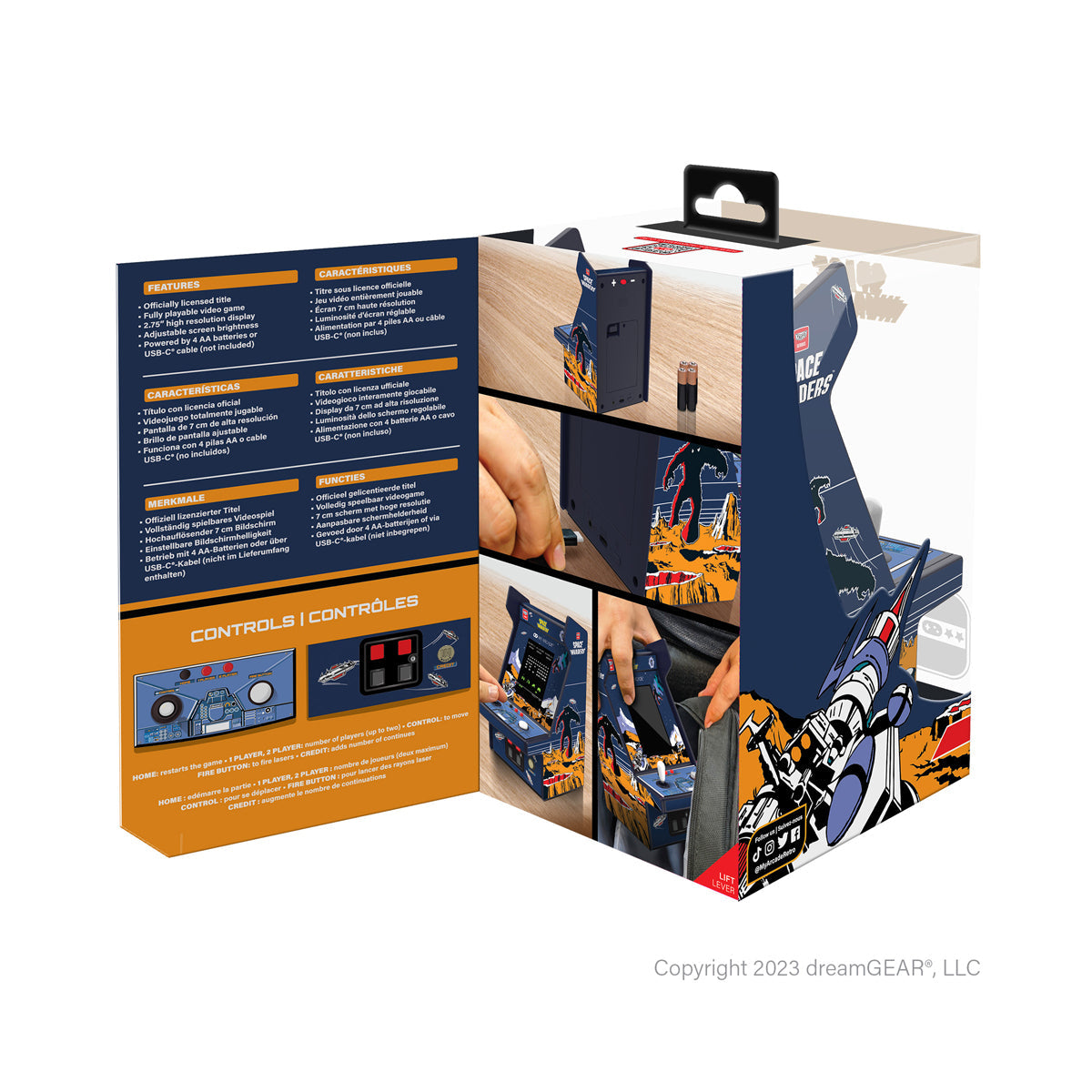 MICRO PLAYER PRO 6.7" SPACE INVADERS